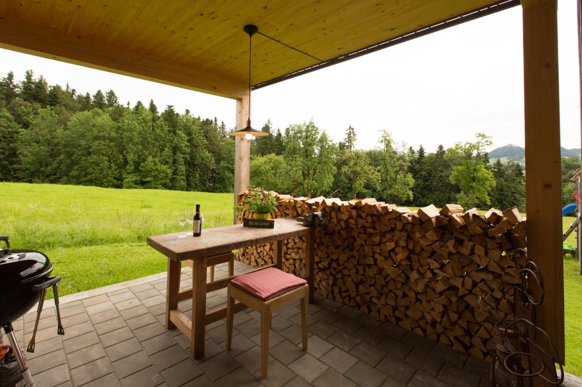 Apartamento Ferienloft Waldblick Schwarzenberg im Bregenzerwald Exterior foto